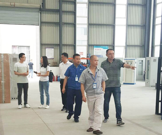 重慶自來水公司來博海考察交流